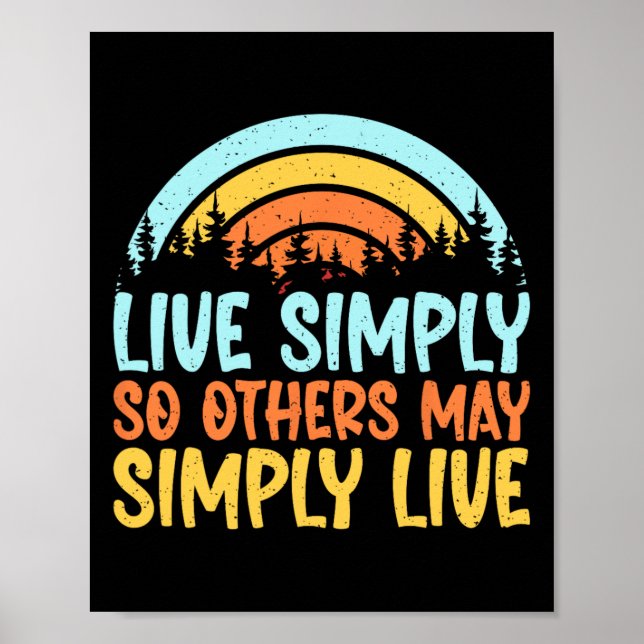 Poster Viva Simplesmente Para Que Outros Possam Simplesme (Frente)