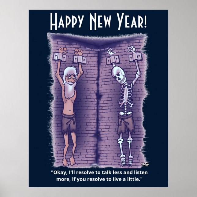 Poster Viva Um Pouco Azul Escuro (Frente)