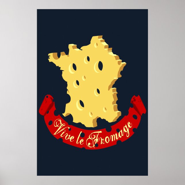 Poster Vive le Fromage (Frente)