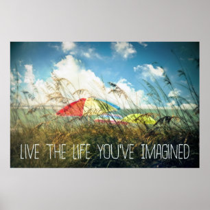 Pôster Vive o poster/impressão da vida