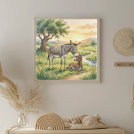 Poster Viveiro de Burra Mãe e Jumento