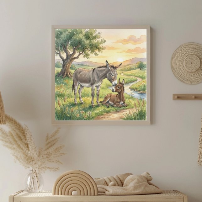 Poster Viveiro de Burra Mãe e Jumento (Criador carregado)