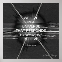 Poster Vivemos Num Universo