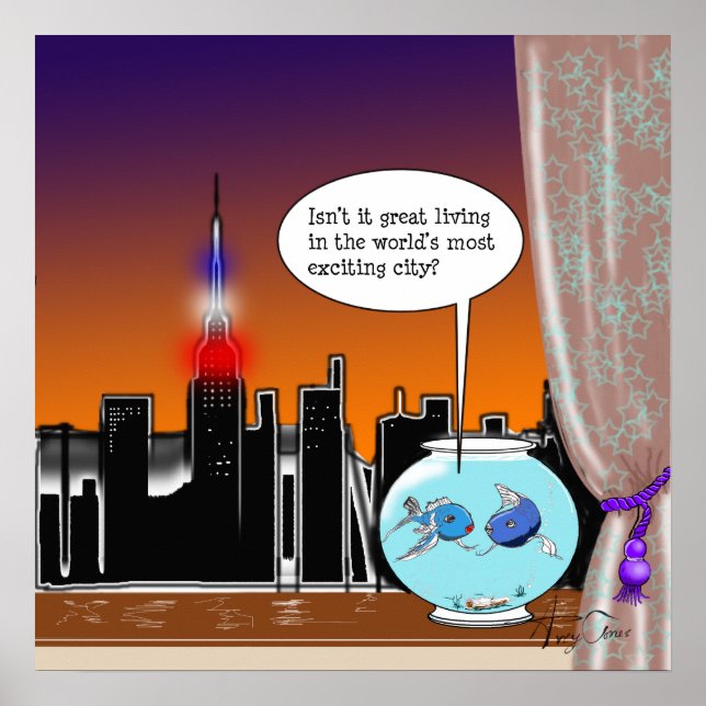 Pôster Vivendo em Nova Iorque (Frente)