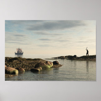 Poster Vivendo o comando Longship Homeward Bound