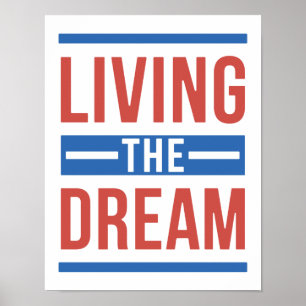 Poster Vivendo O Sonho