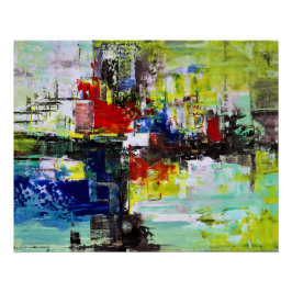 Pôster "Vivid Dreams", Abstract Art