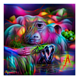 Pôster Vivid Dreamscape: Agrizoofobia