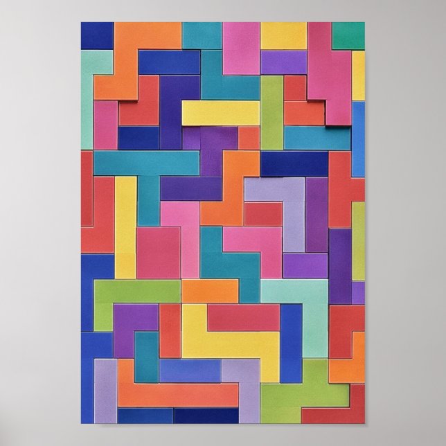 Poster  Vivid Grid (Frente)