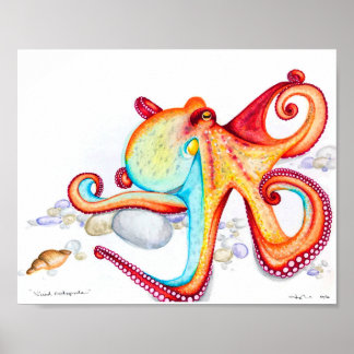 Poster Vivid Octopoda