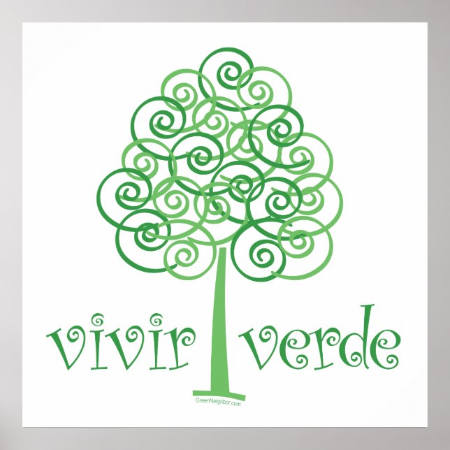 Pôster Vivir Verde (Frente)