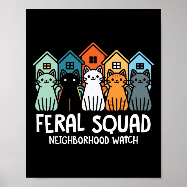 Poster Vizinhança com Esquadrão Feral Assista Adoção de G (Frente)