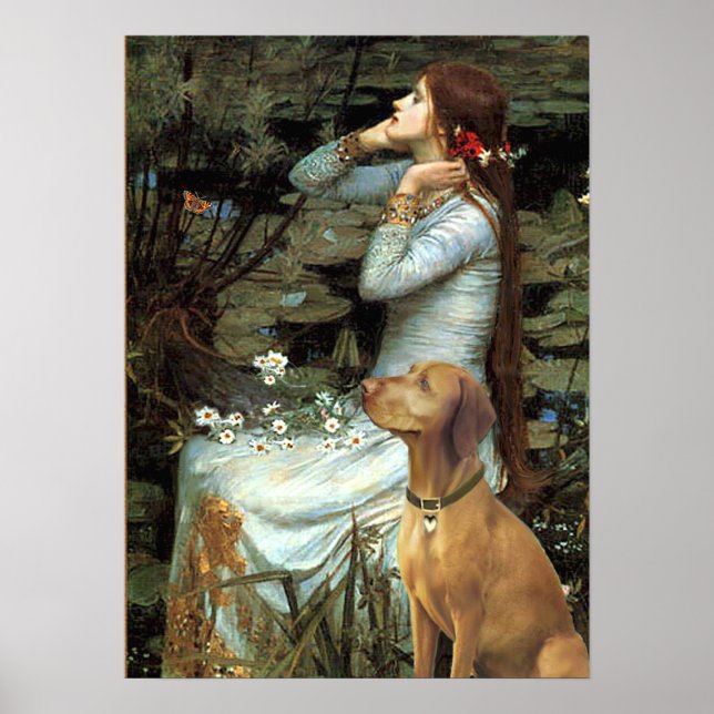 Poster Vizsla - Ophelia Seated (Frente)