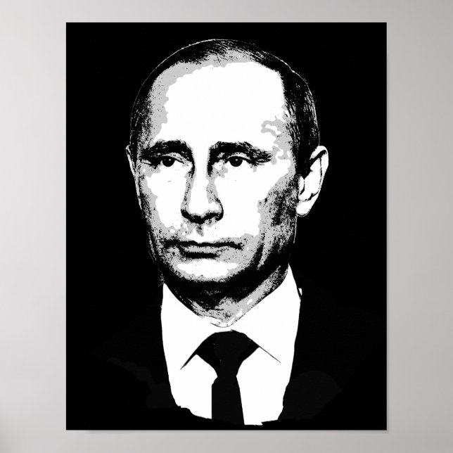 Poster Vladamir Putin Face (Frente)