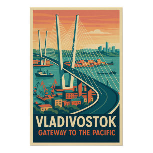 Pôster Vladivostok - Gateway to the Pacific