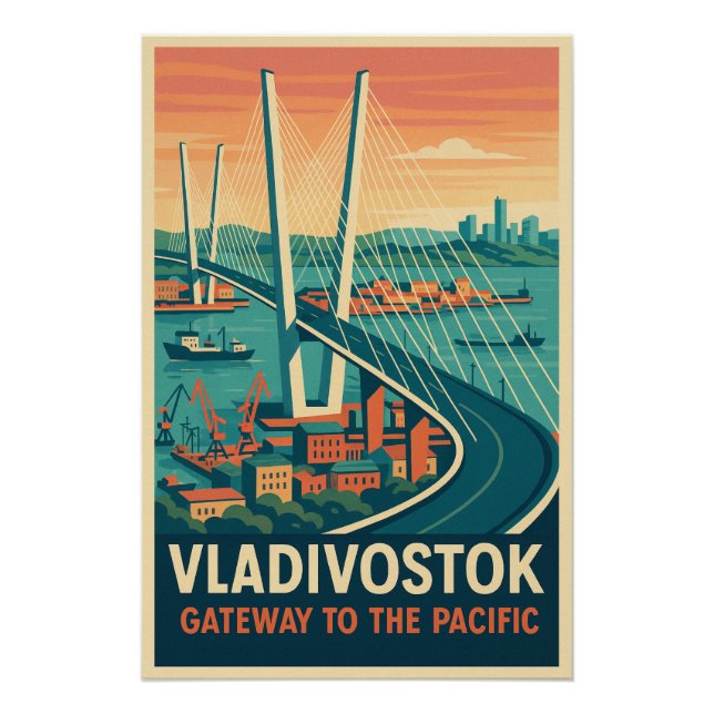 Pôster Vladivostok - Gateway to the Pacific (Frente)