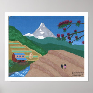 Poster Voando com Oxen, Nepal