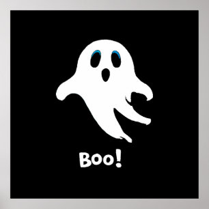 Poster Voando Halloween Ghost
