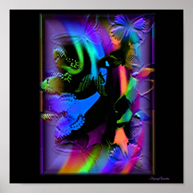 Poster Voando longe por FlyingBeauties (Frente)