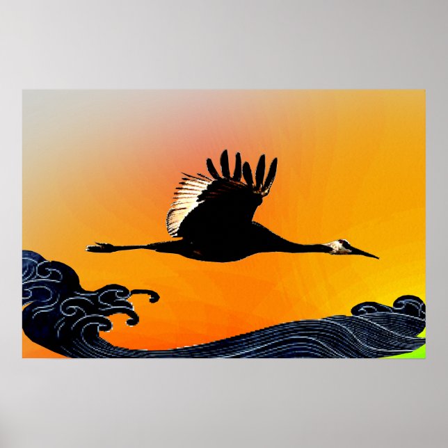 Poster Voando pelos oceanos (Frente)