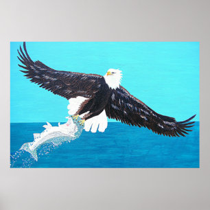 Poster Voar com as águias ou nadar com peixes