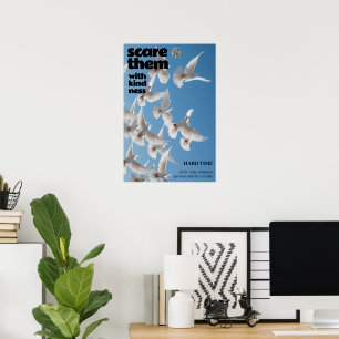 Poster voar em direção à luz