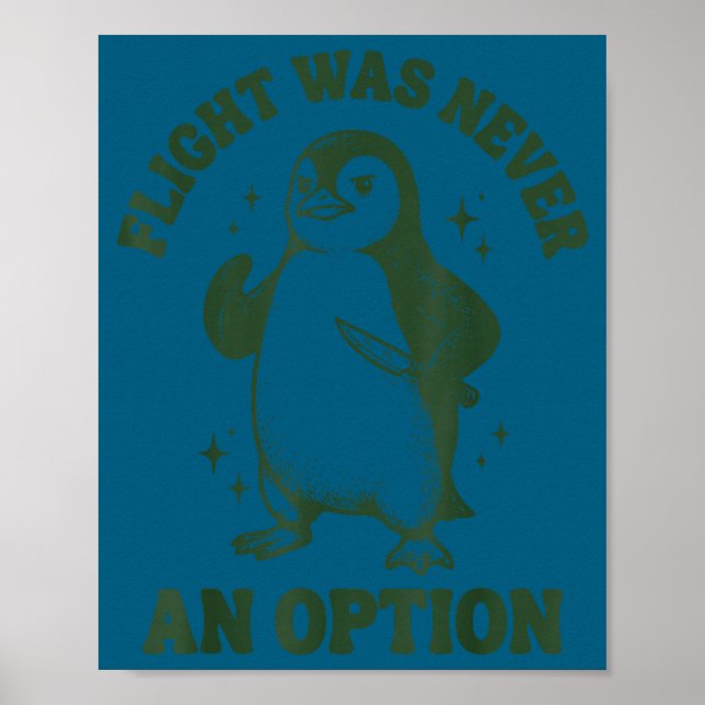 Poster Voar nunca foi uma opção  (Frente)