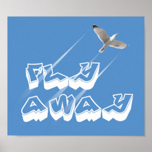 Poster Voar para fora