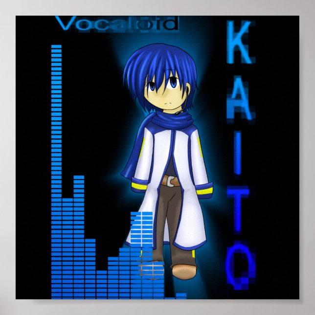 Pôster Vocaloide KAITO (Frente)
