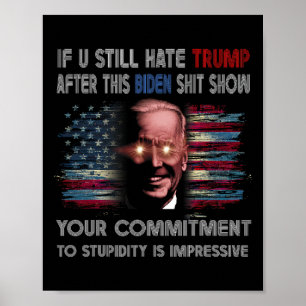 Poster Você Ainda Odeia Trump Depois Dessa Biden Mostrar