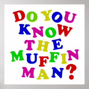 Poster Você conhece o homem de muffin?