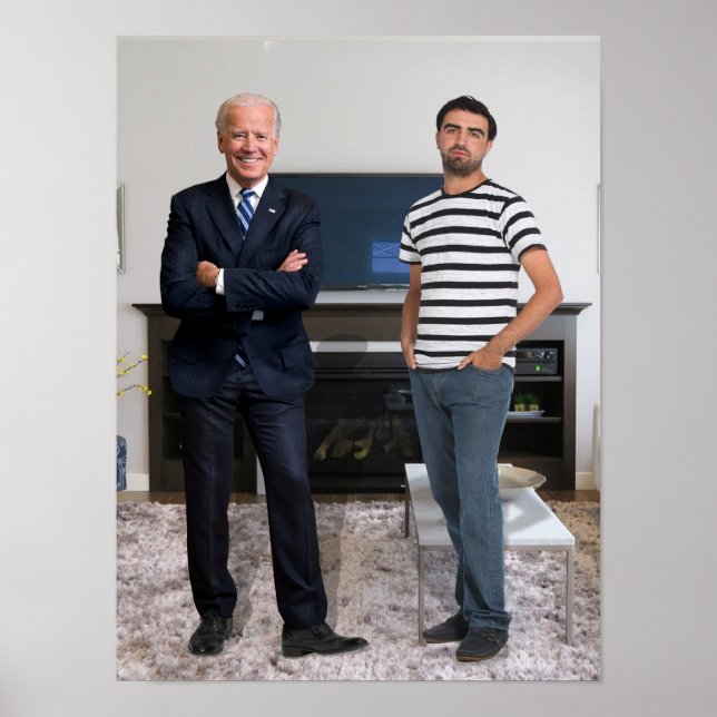 Poster Você Conheceu o Presidente Joe Biden | Adicione su (Frente)