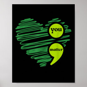 Poster Você Consciência da Saúde Mental Inspirador