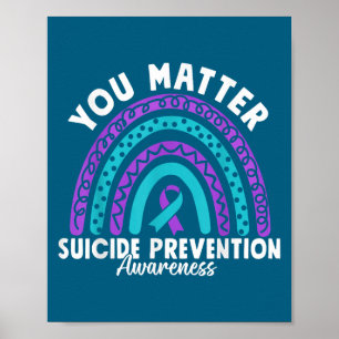 Poster Você Conscientização sobre Prevenção do Suicídio V