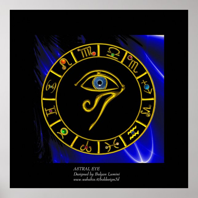 Pôster VOCÊ DO HORO ASTRAL / BLUE TALISMAN Zodi; (Frente)