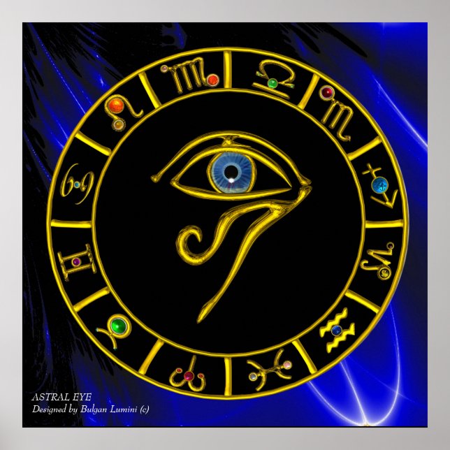 Pôster VOCÊ DO HORO ASTRAL / BLUE TALISMAN Zodi; (Frente)