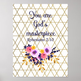 Poster Você é a Bíblia da Masterícula de Deus Verse