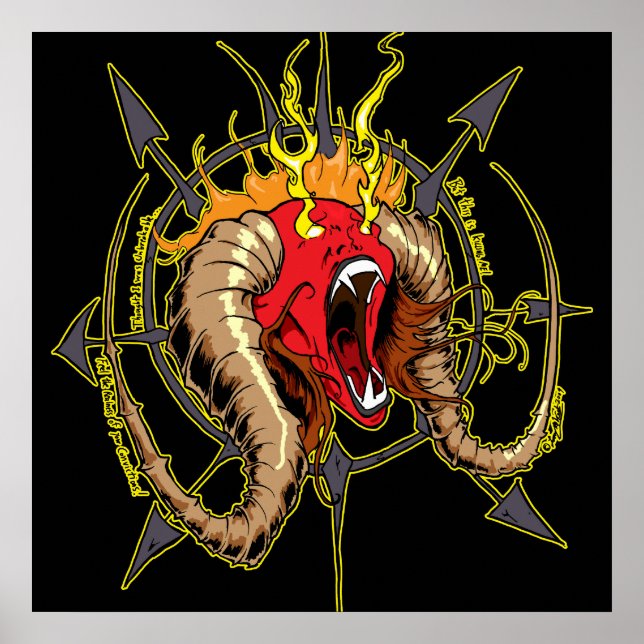 Pôster Você é a vida em chamas (Frente)