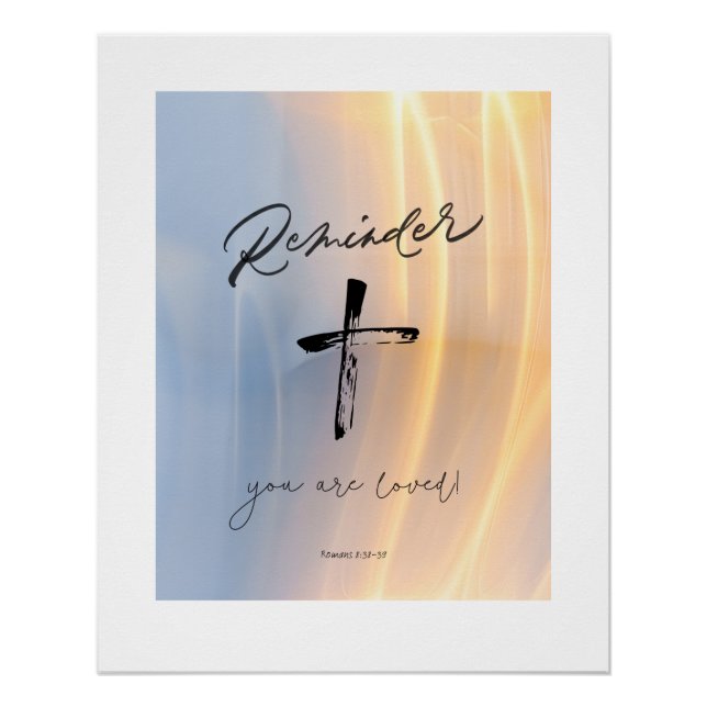 Pôster Você é amada poster (Frente)