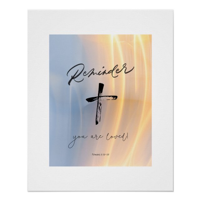 Pôster Você é amada poster (Frente)