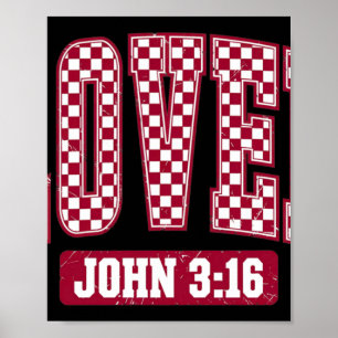 Poster Você É Amado João 3_16 Porque Deus Amou Tanto o Mu