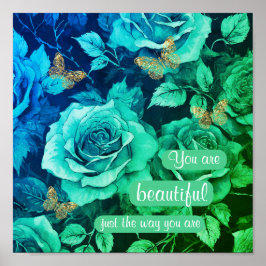 Poster Você É Bonita Do Jeito Que Você É