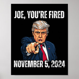 Poster Você é demitido Donald Trump pelo presidente 2024