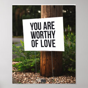 Poster Você é digno de amor
