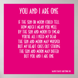 PÔSTER VOCÊ E EU SOMOS UM