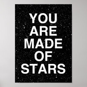 Poster Você É Feita De Estrelas