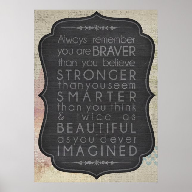 Poster Você É Forte (Frente)