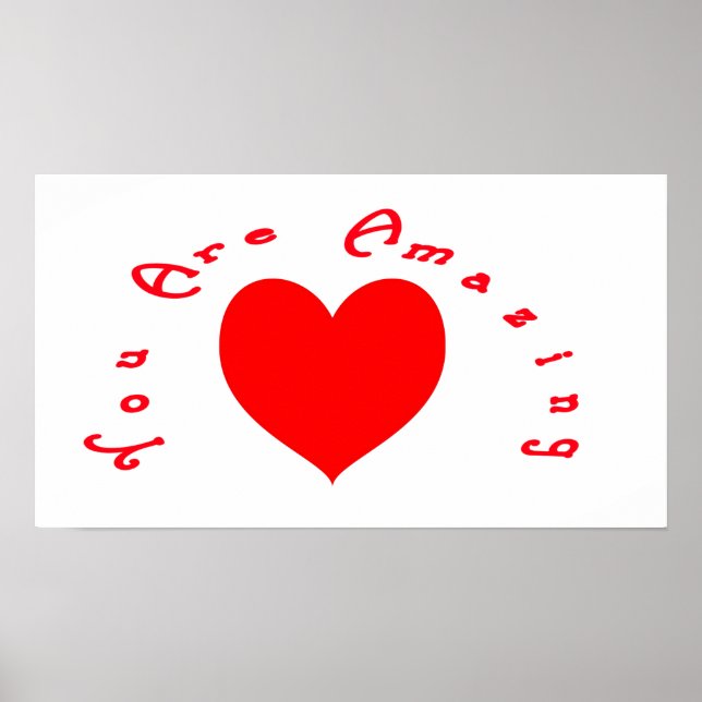 Poster Você É Incrível! (Frente)