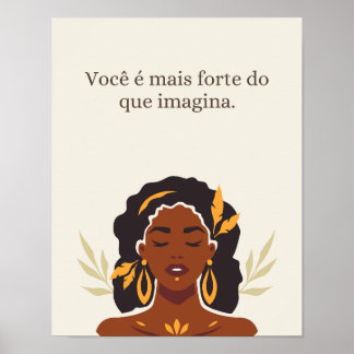Poster Você é mais forte do que imagina.