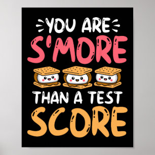 Poster Você É Mais Que Uma Pontuação De Teste - Dia De Te